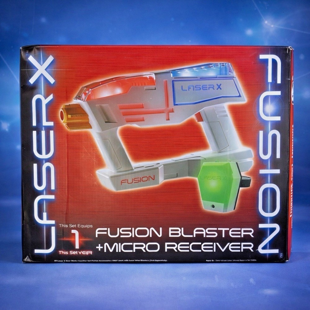 Laser X Fusion Blaster w Micro Receiver  New Open Box